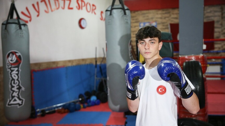 İsrailli rakibini yenen milli kick boksçu Yiğit, zaferini Filistinli çocuklara armağan etti