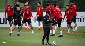A Milli Futbol Takımı, İtalya maçının hazırlıklarına başladı
